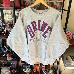 Vintage Brine Lacrosse Reverse Weave Sweatshirt Men’s L USA Made